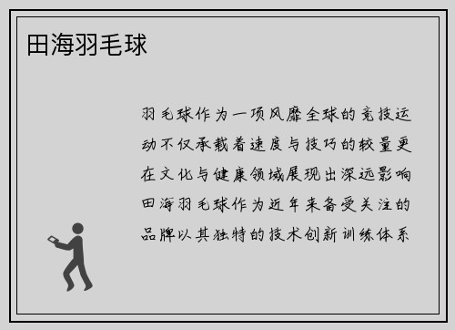 田海羽毛球